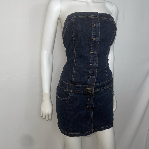 Americana Blues denim mini dress - Picture 5 of 10